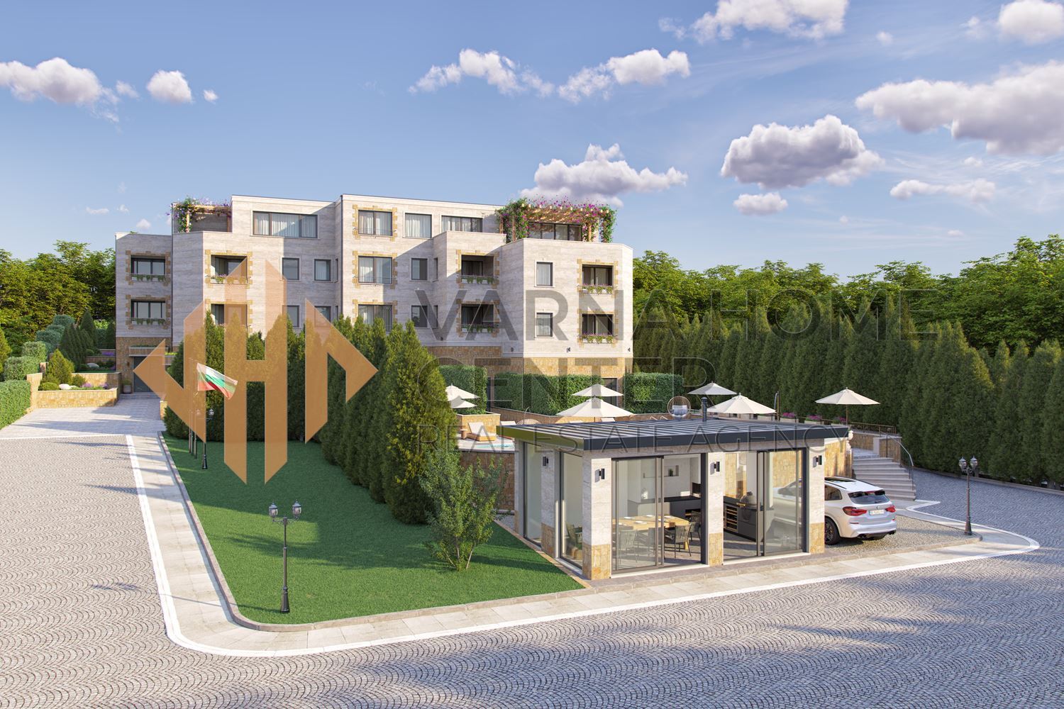 74753-стаен апартамент с прилежаща веранда